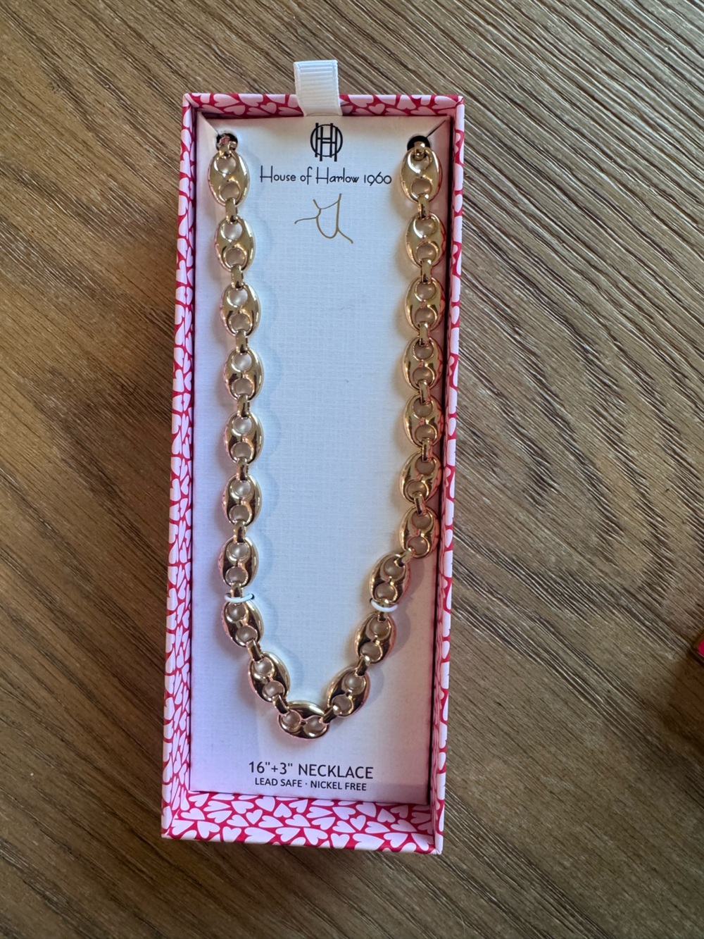 House Of Harlow 1960 Gold Link Necklace
